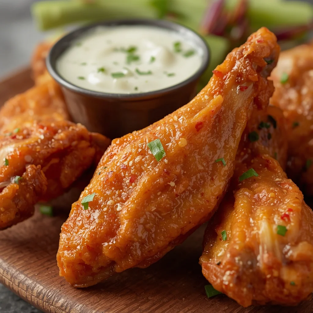Copycat Wingstop Halal Garlic Parmesan Wings