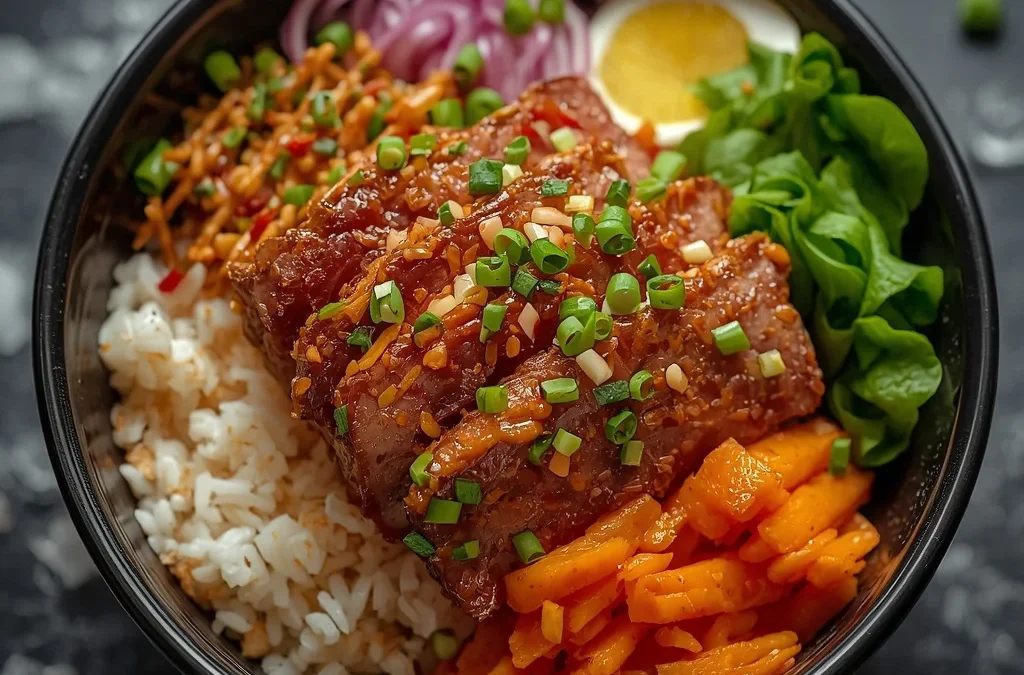 Crispy Rice and Spicy Tuna Salad Bowl