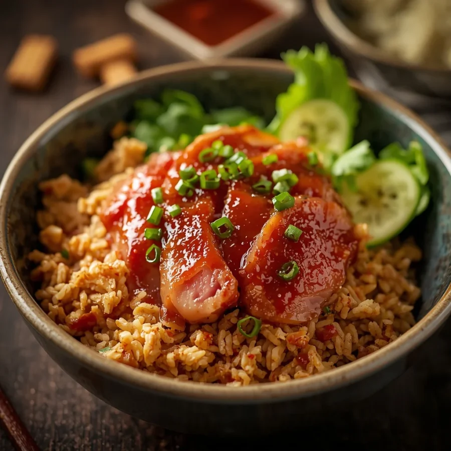 Crispy Rice and Spicy Tuna Salad Bowl