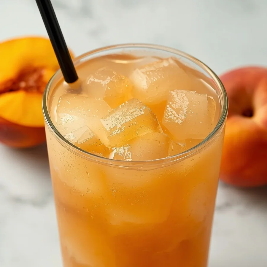 Frozen Peach Sweet Tea