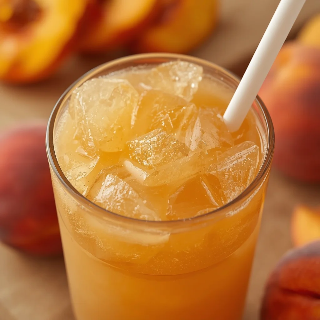Frozen Peach Sweet Tea