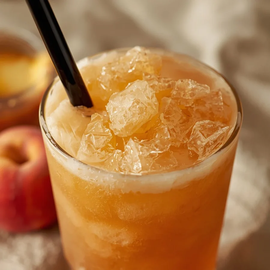 Frozen Peach Sweet Tea