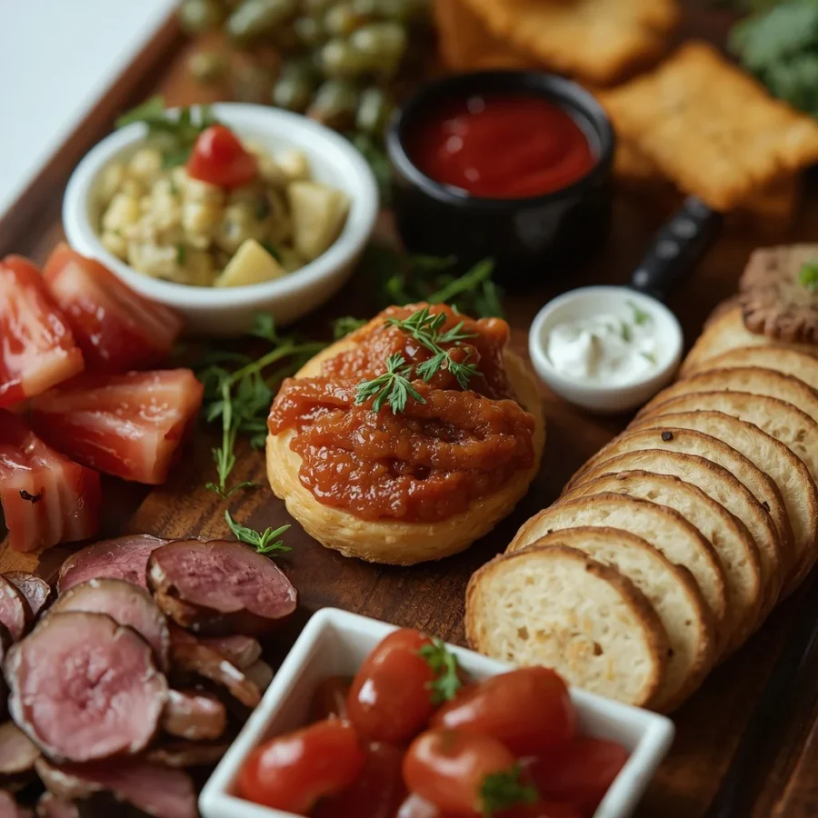 Girl Dinner Mezze Snack Board