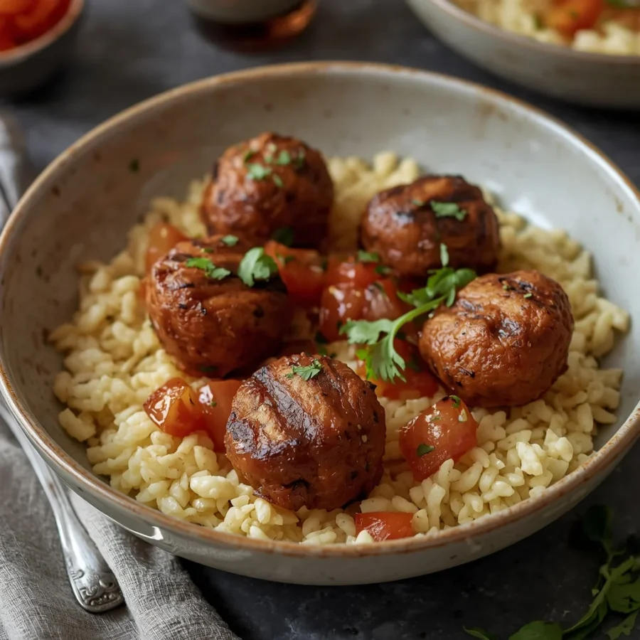 Grilled Kofta Couscous Bowls