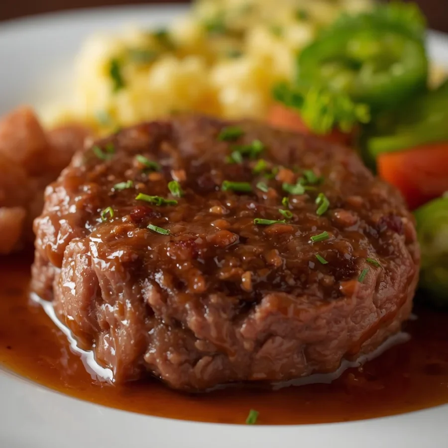 Halal Beef Salisbury Steak