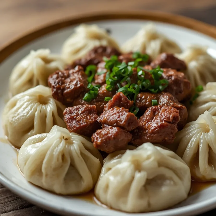 Halal Beef Short Rib Cabbage Dumplings