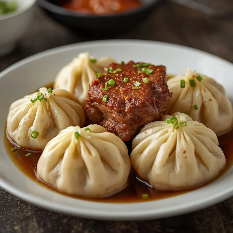 Halal Beef Short Rib Cabbage Dumplings