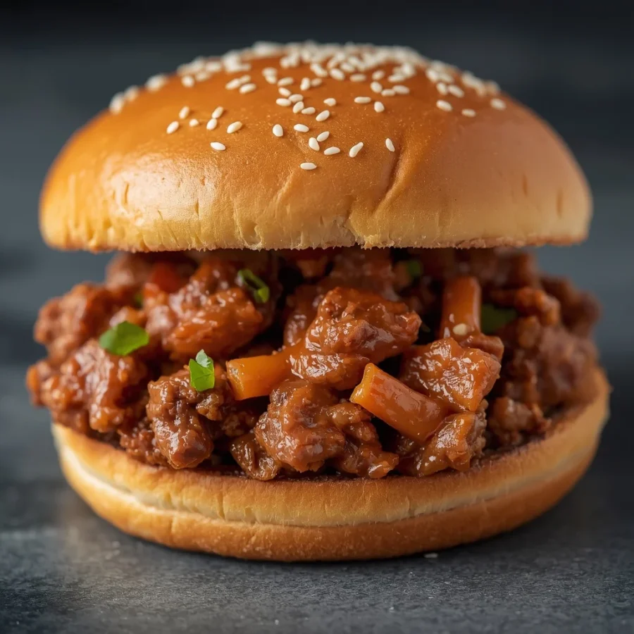 Halal Beef Sloppy Joes