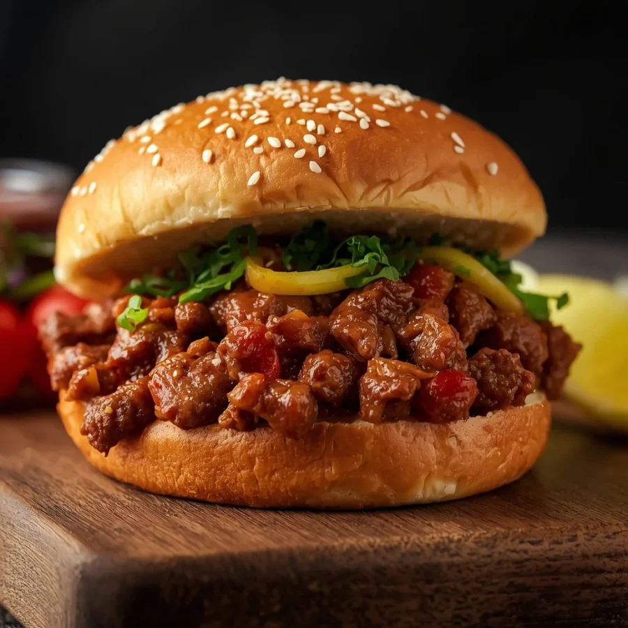 Halal Beef Sloppy Joes
