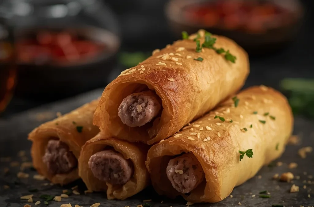 Halal Lamb Sausage Rolls