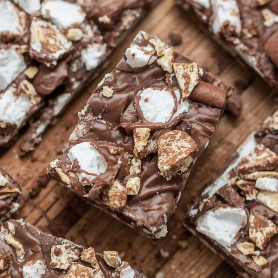 Halal Marshmallow Rocky Road Bark