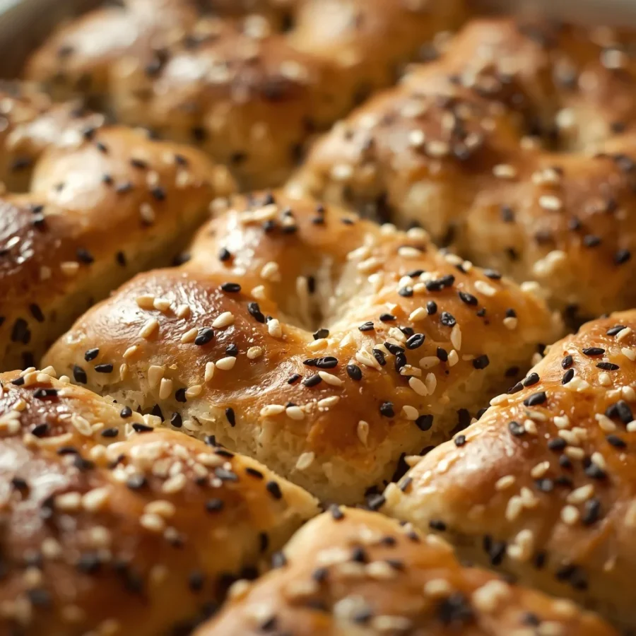 Honey Sesame Nigella Seed Focaccia