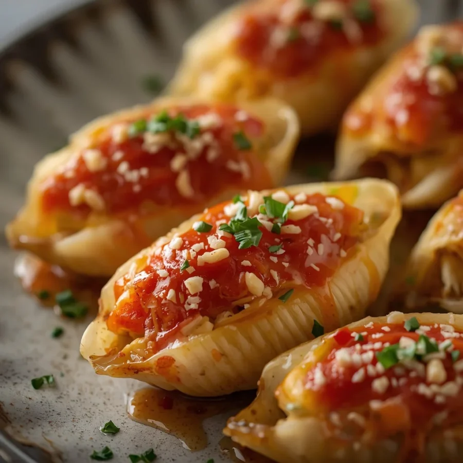 Jalapeño Popper Chicken Stuffed Shells