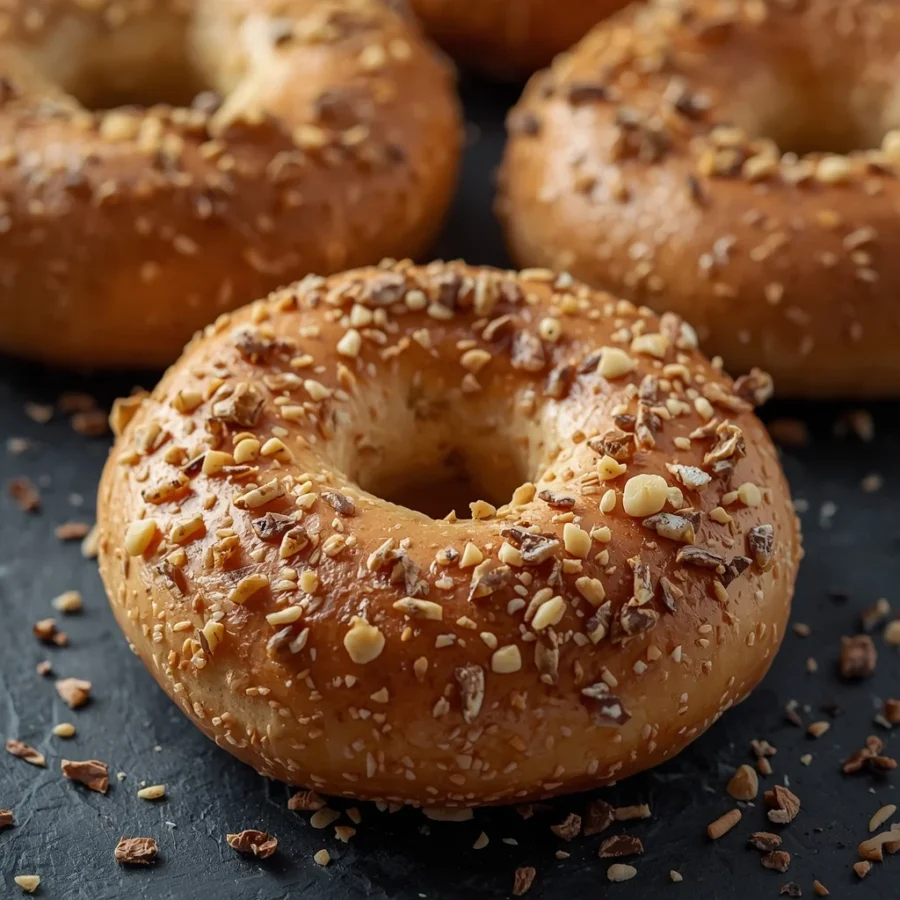 Labneh Bagels with Za'atar