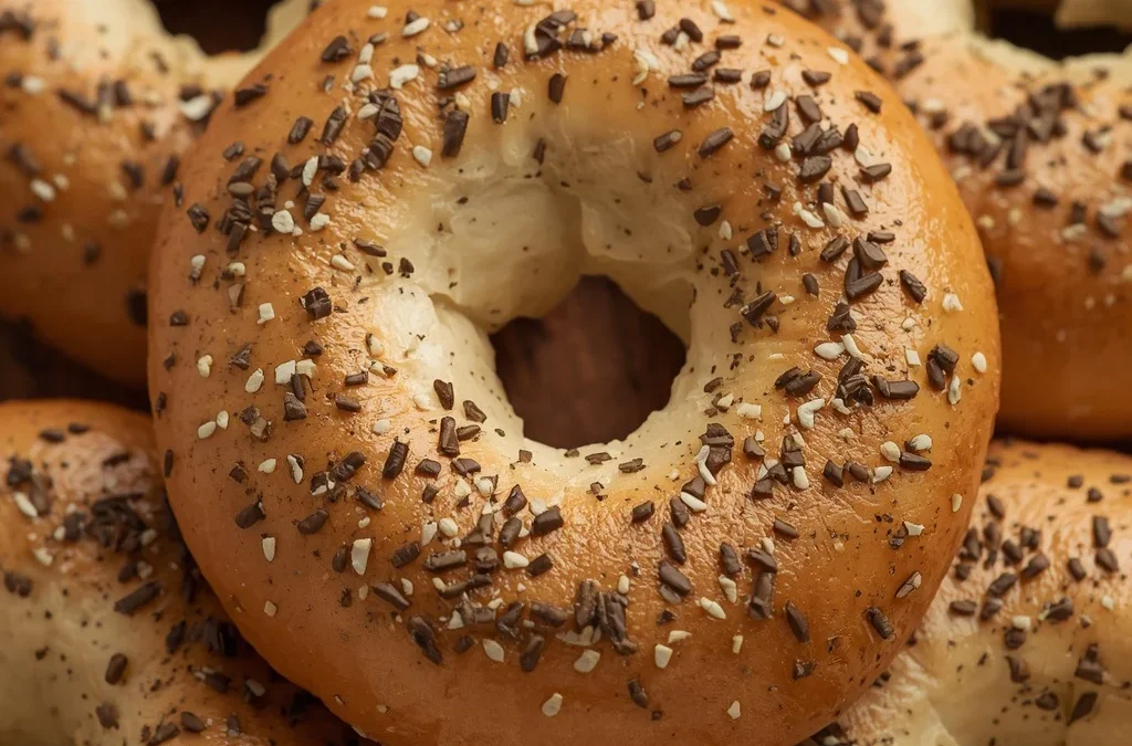 Labneh Bagels with Za'atar