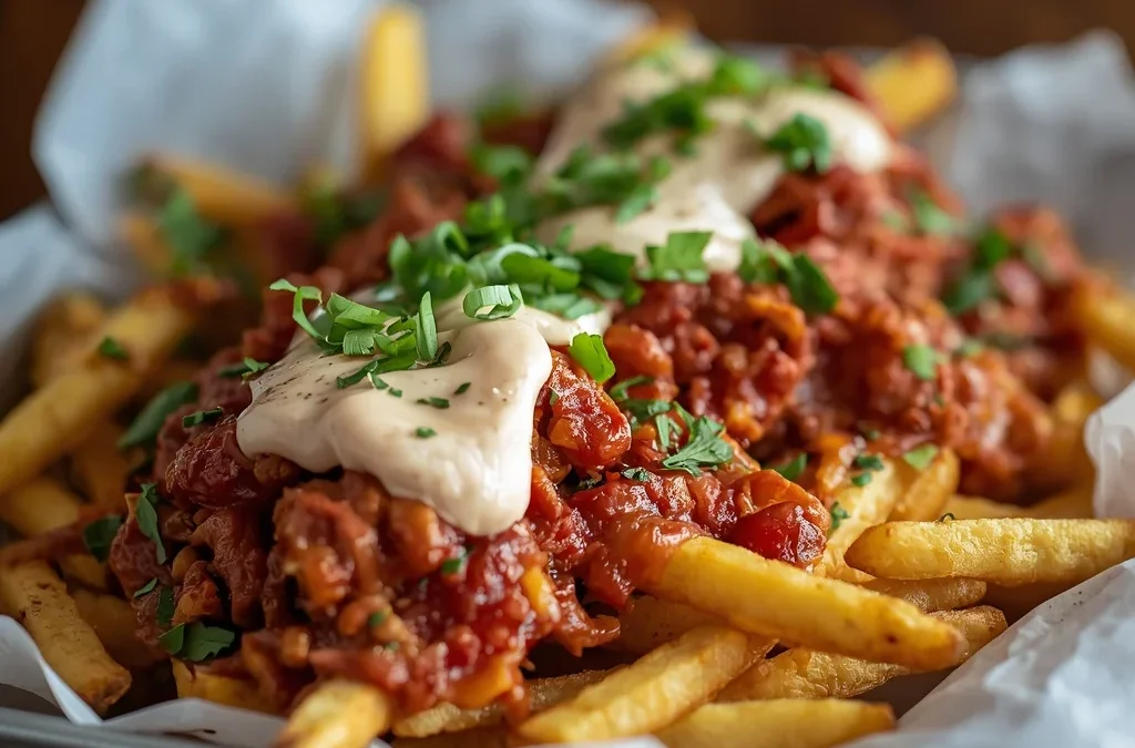 Loaded Shawarma Fries Bake
