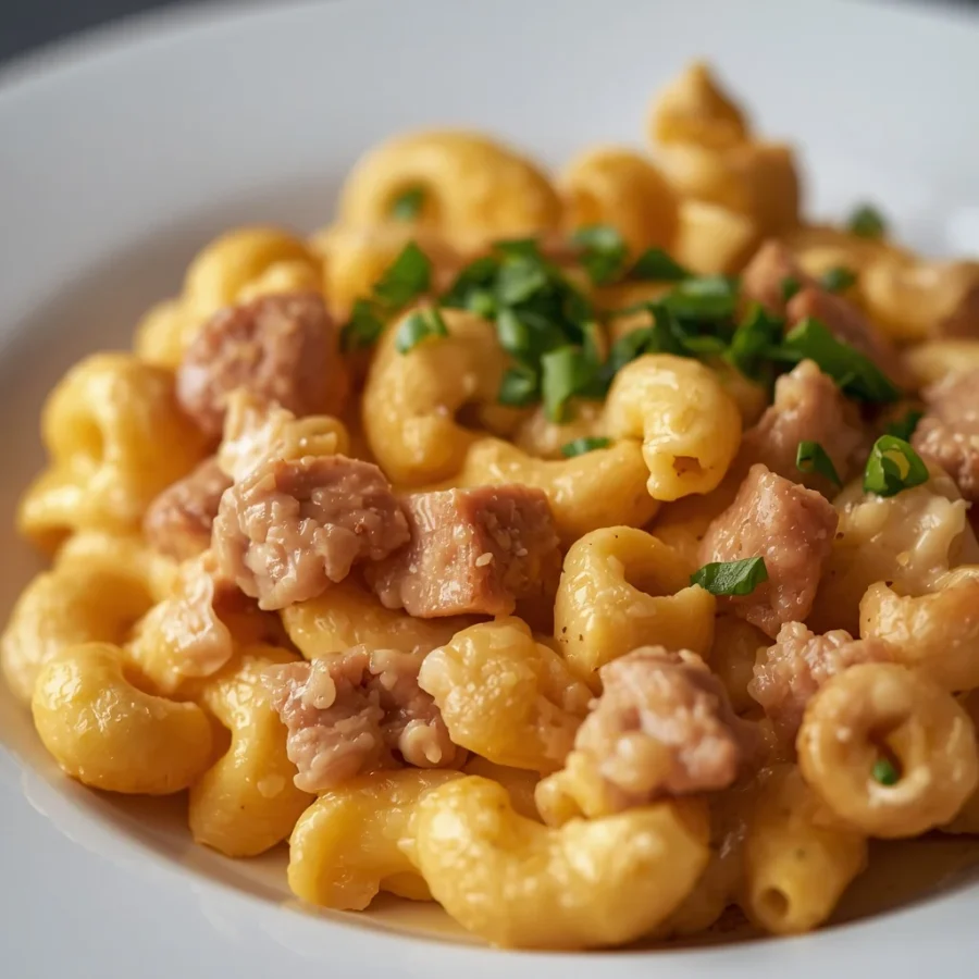Mac and Cheese with Smoked Turkey