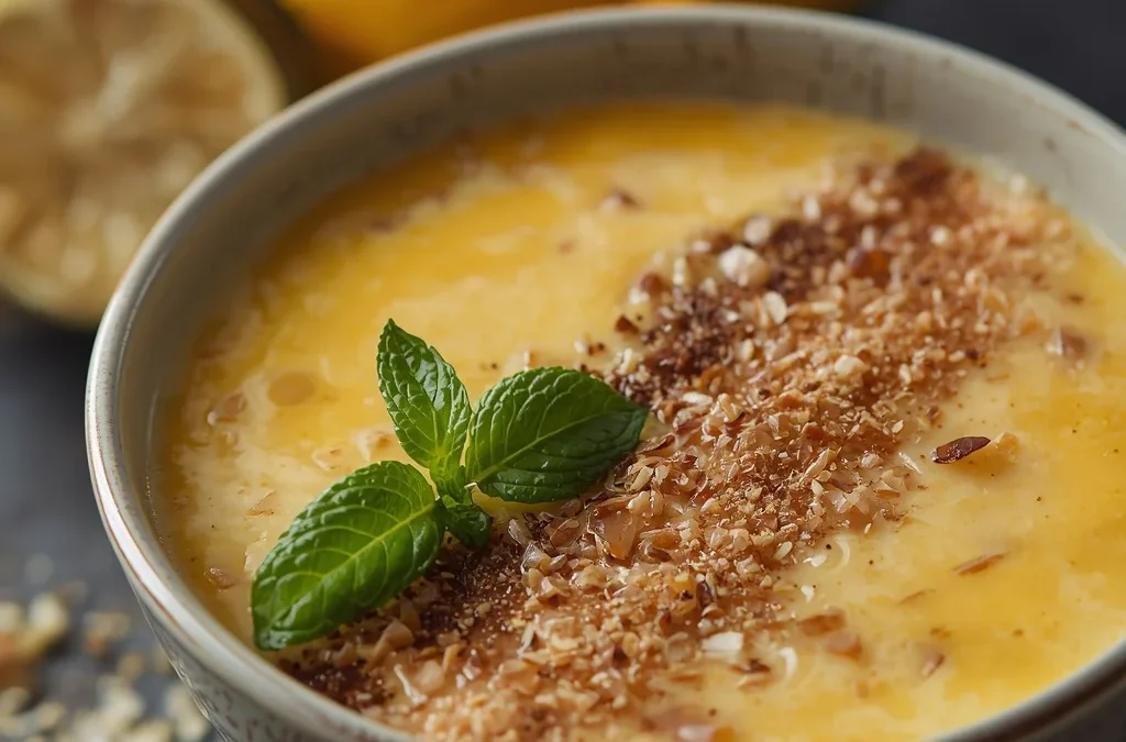 Mango Lassi Smoothie Bowl Drink