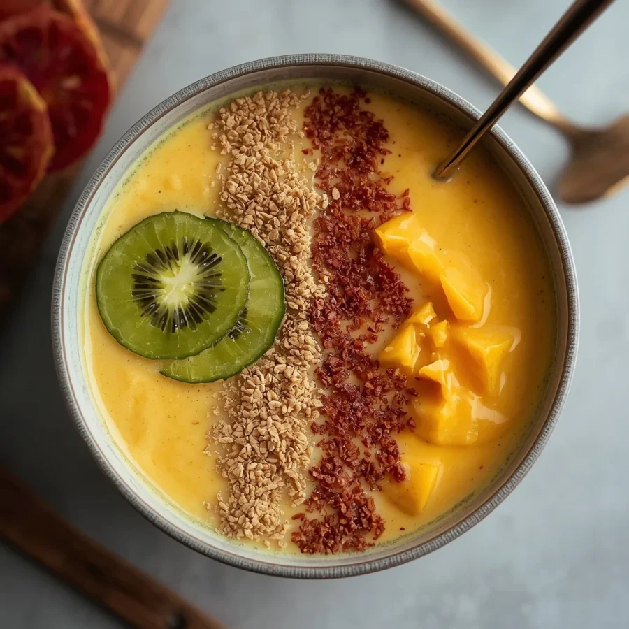 Mango Lassi Smoothie Bowl Drink