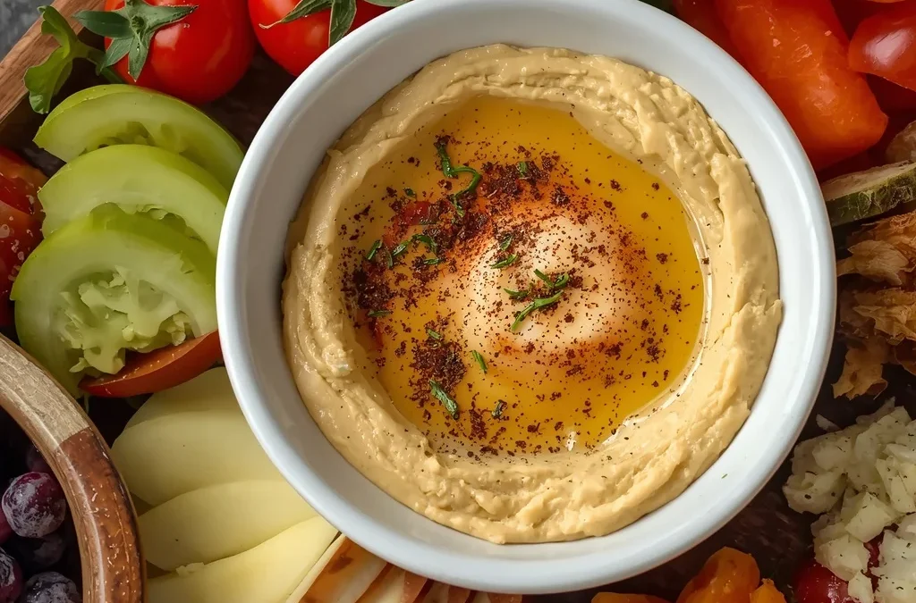 Mediterranean Hummus Breakfast Board