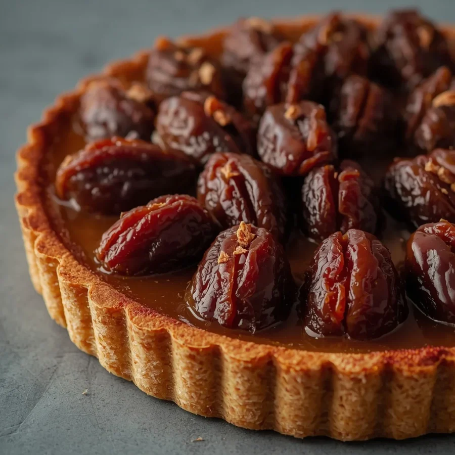 Medjool Date Caramel Tart