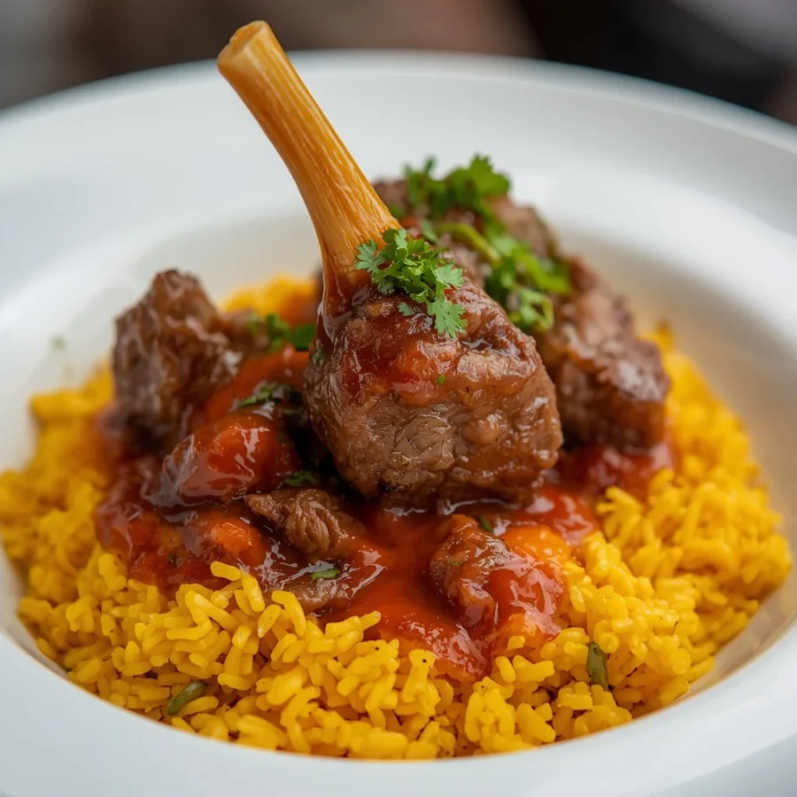 NYC-Style Street Cart Lamb Over Turmeric Rice
