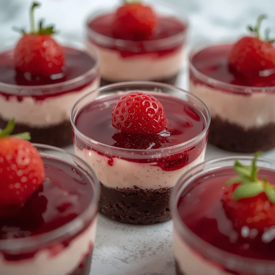 No Bake Halal Gelatin Cheesecake Cups