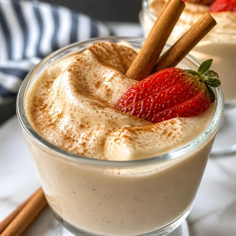 Non-Alcoholic Horchata Pudding Cups