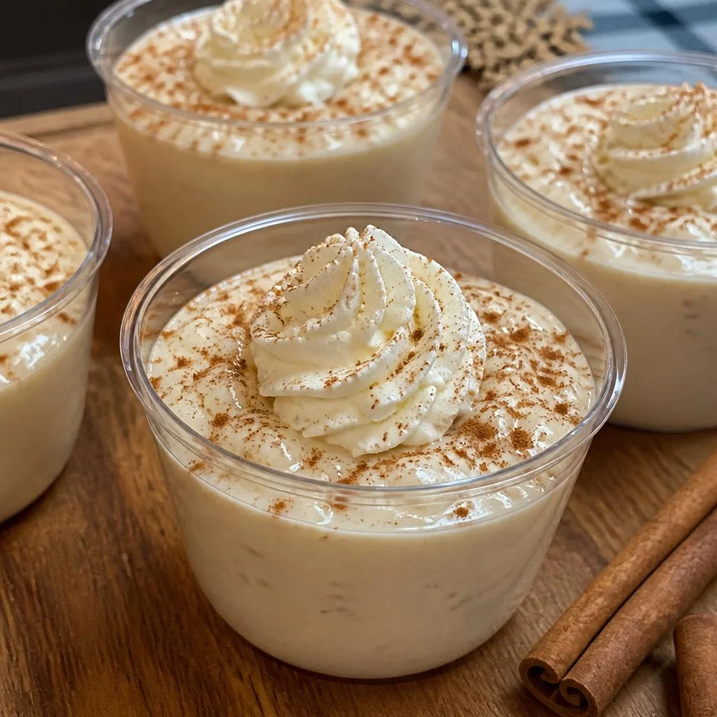 Non-Alcoholic Horchata Pudding Cups