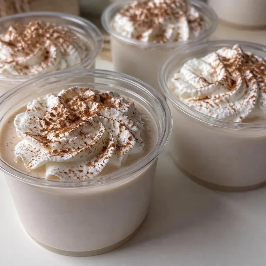 Non-Alcoholic Horchata Pudding Cups