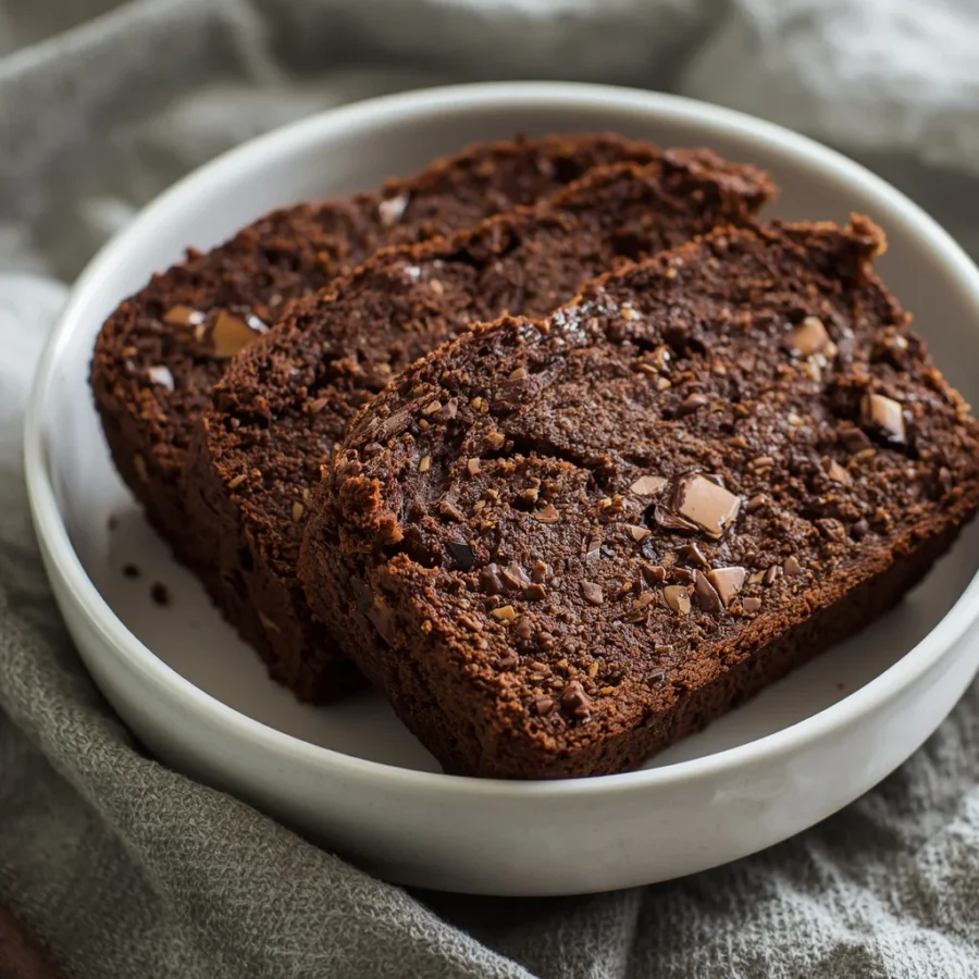 One-Bowl Fudgy Zucchini Chocolate Chunk Bread