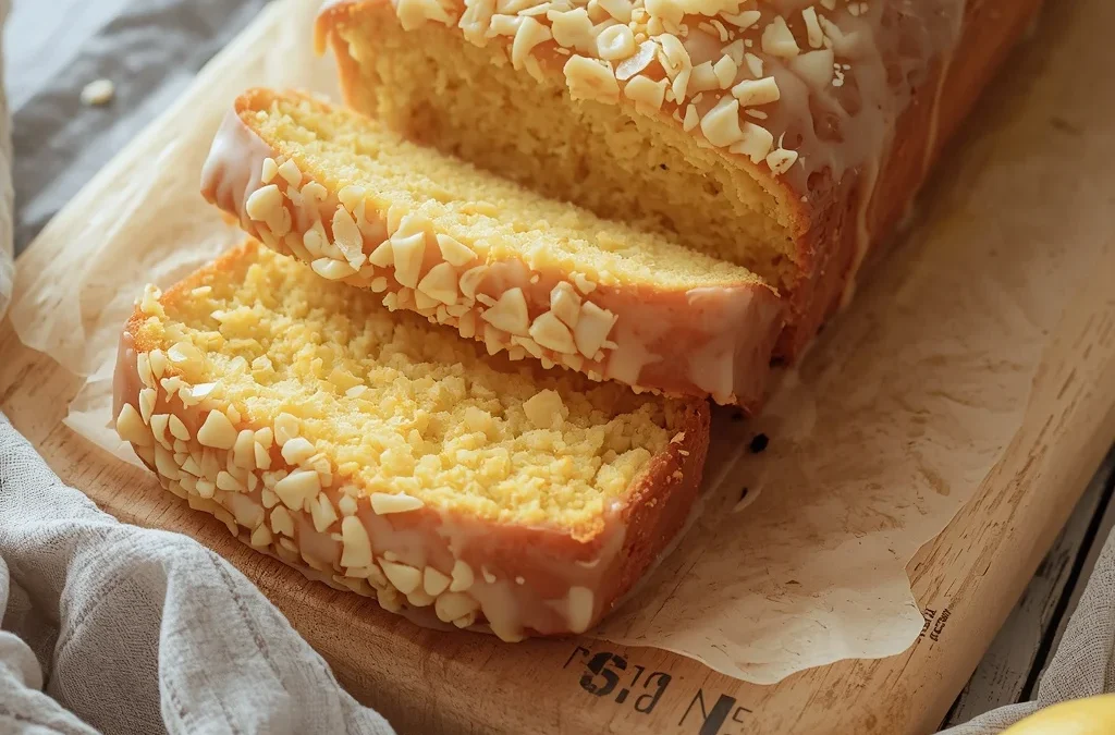 One-Bowl Lemon Elderflower Glazed Loaf Cake