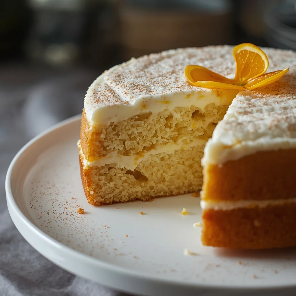Orange Blossom Semolina Cake
