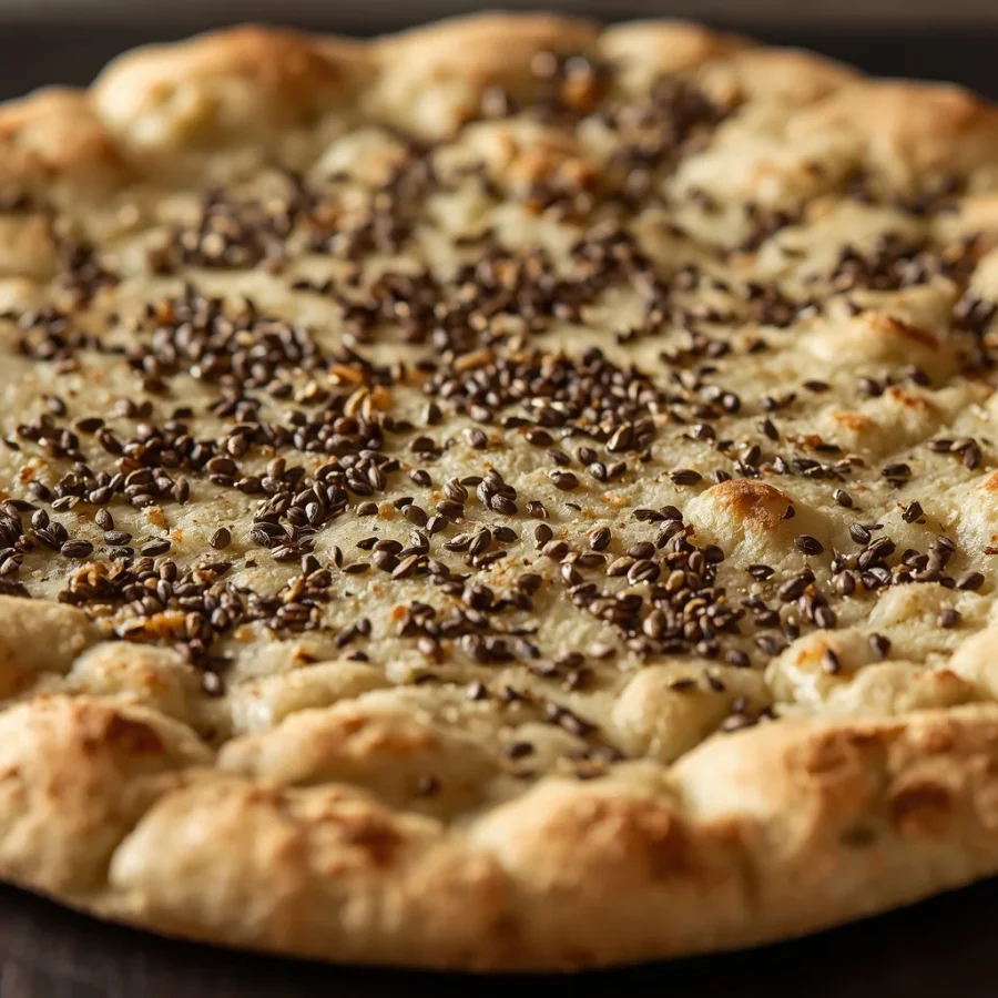 Persian Barbari Flatbread with Nigella Seeds