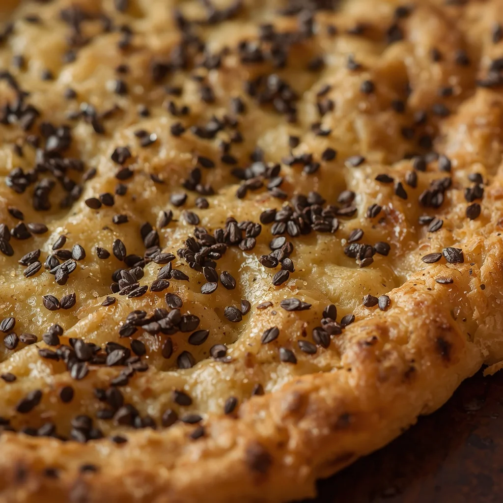 Persian Barbari Flatbread with Nigella Seeds