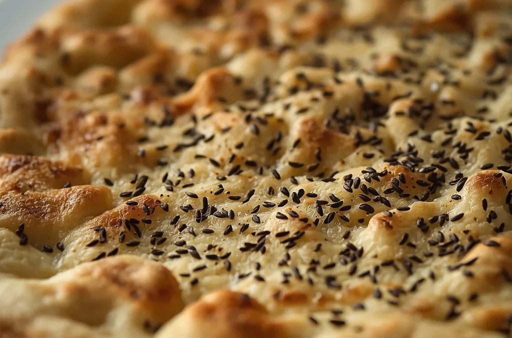 Persian Barbari Flatbread with Nigella Seeds