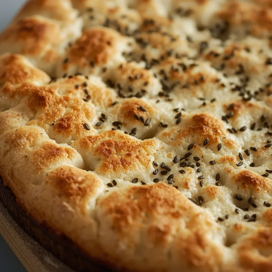Persian Barbari Flatbread with Nigella Seeds