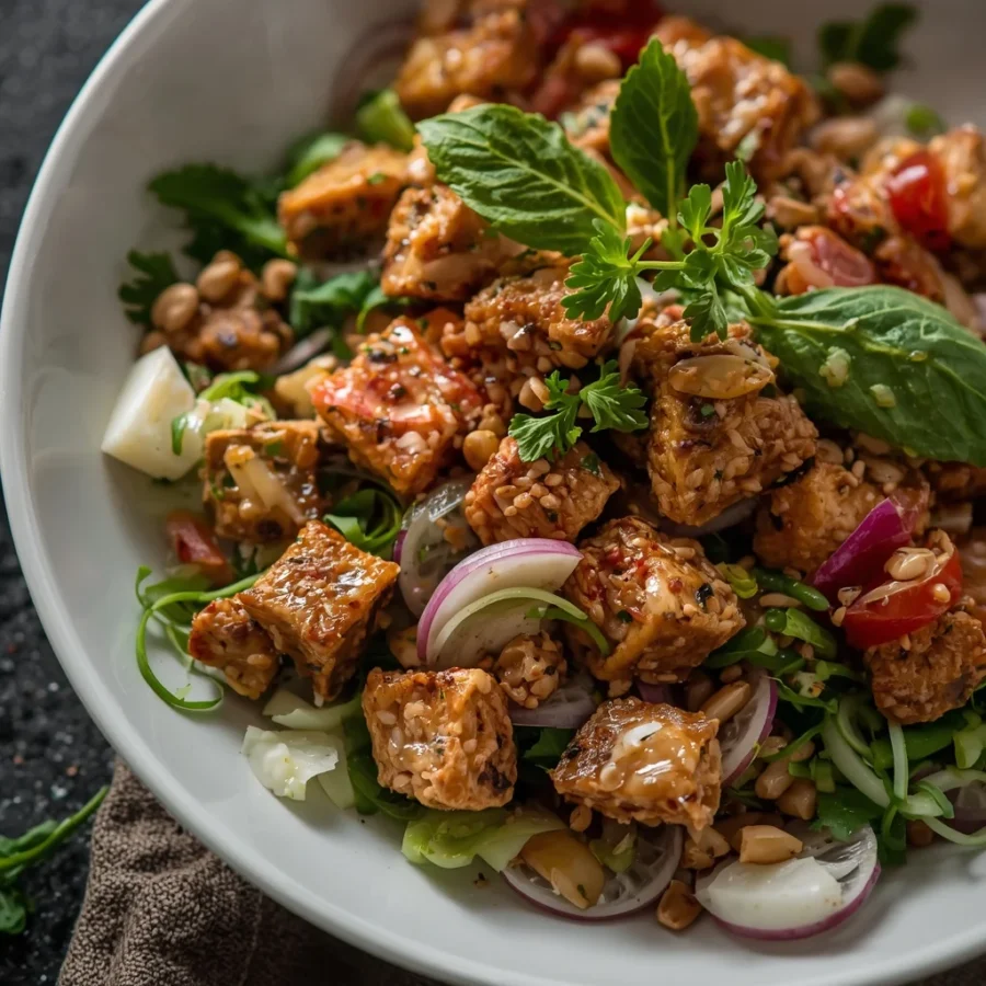 Persian Shirazi Protein Salad
