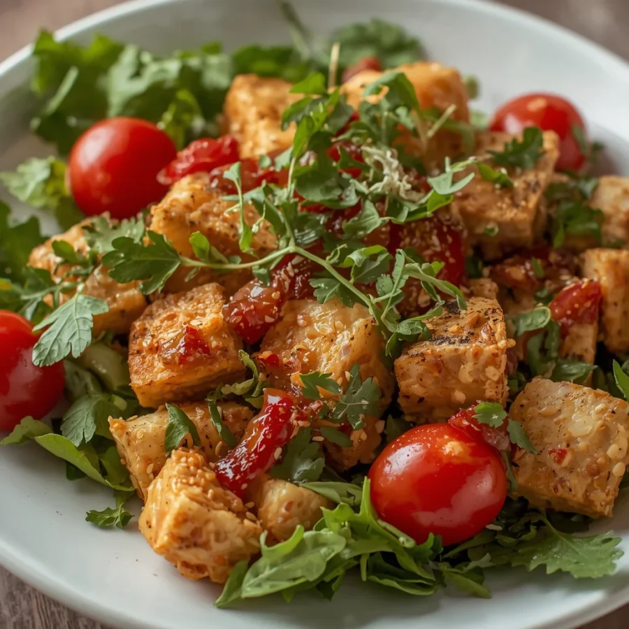 Persian Shirazi Protein Salad