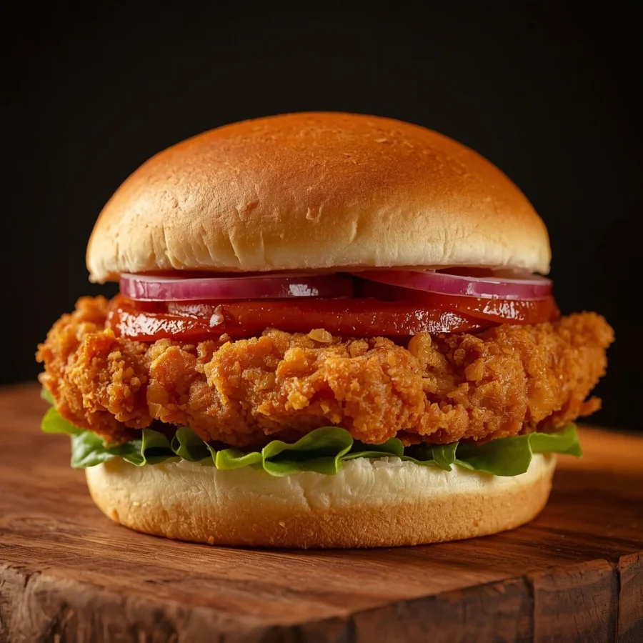 Popeyes-Style Fried Chicken Sandwich
