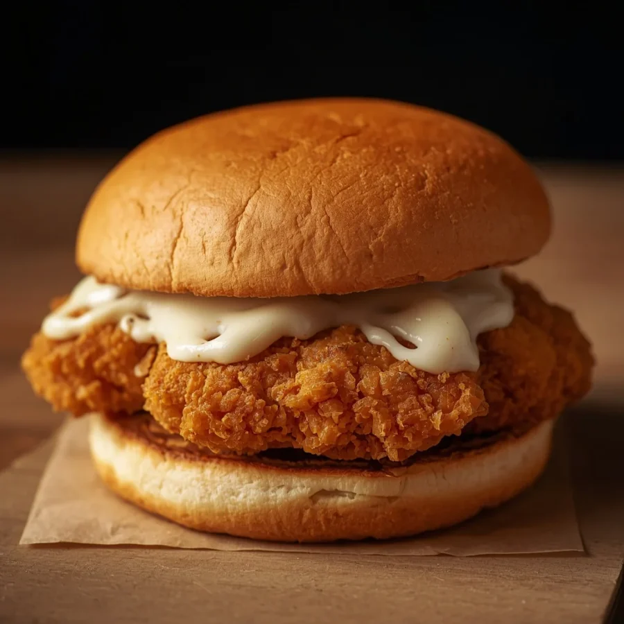 Popeyes-Style Fried Chicken Sandwich