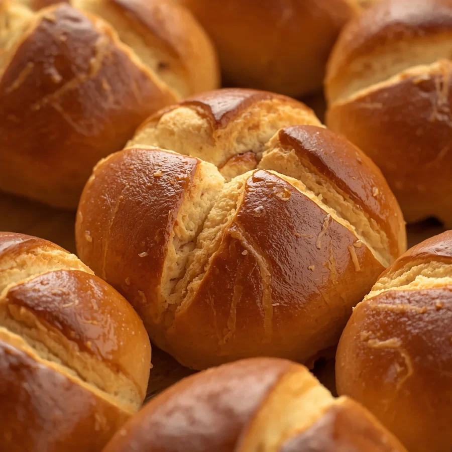 Saffron Honey Brioche Buns