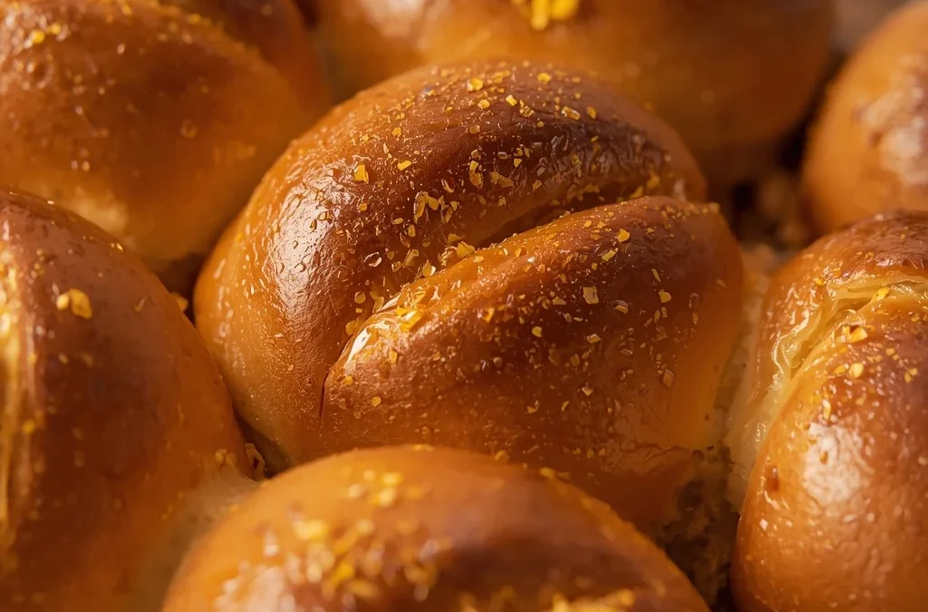 Saffron Honey Brioche Buns
