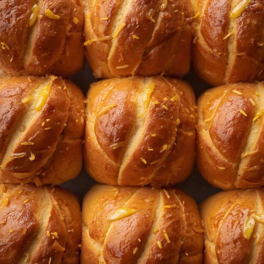 Saffron Honey Brioche Buns