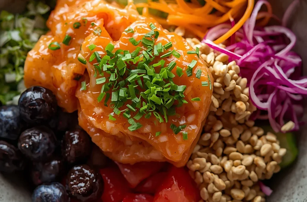 Salmon Poke Bowl Salad
