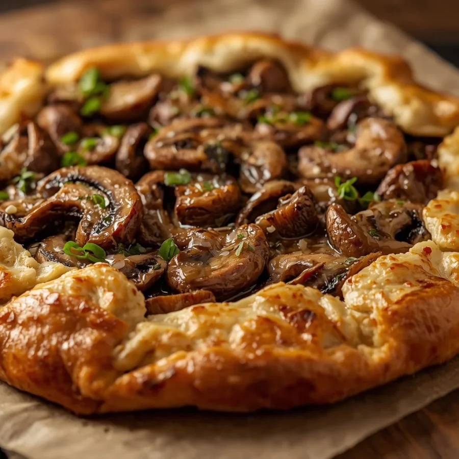 Savory Chicken & Mushroom Galette