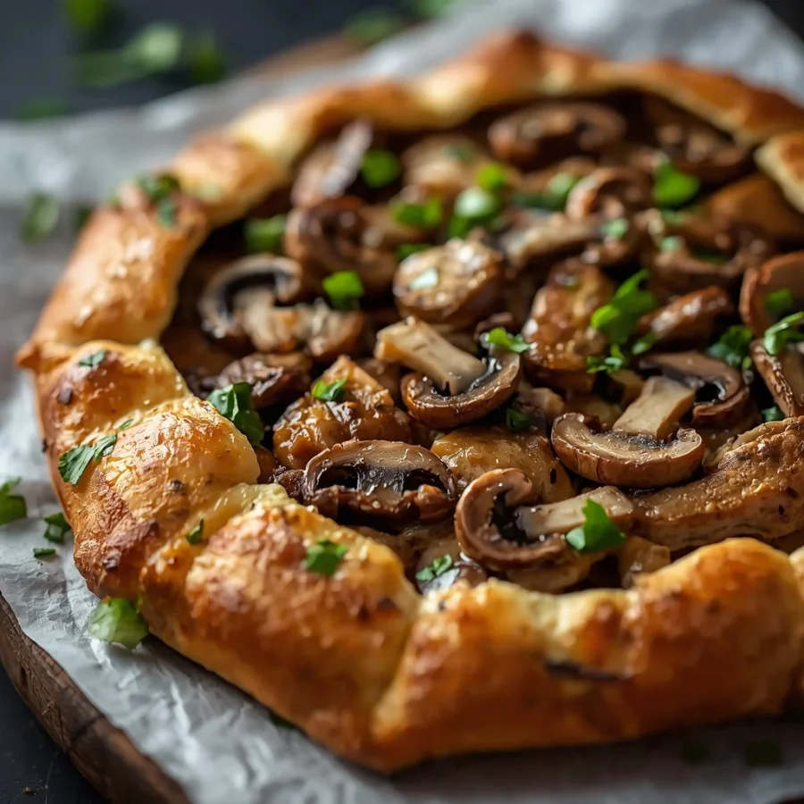 Savory Chicken & Mushroom Galette