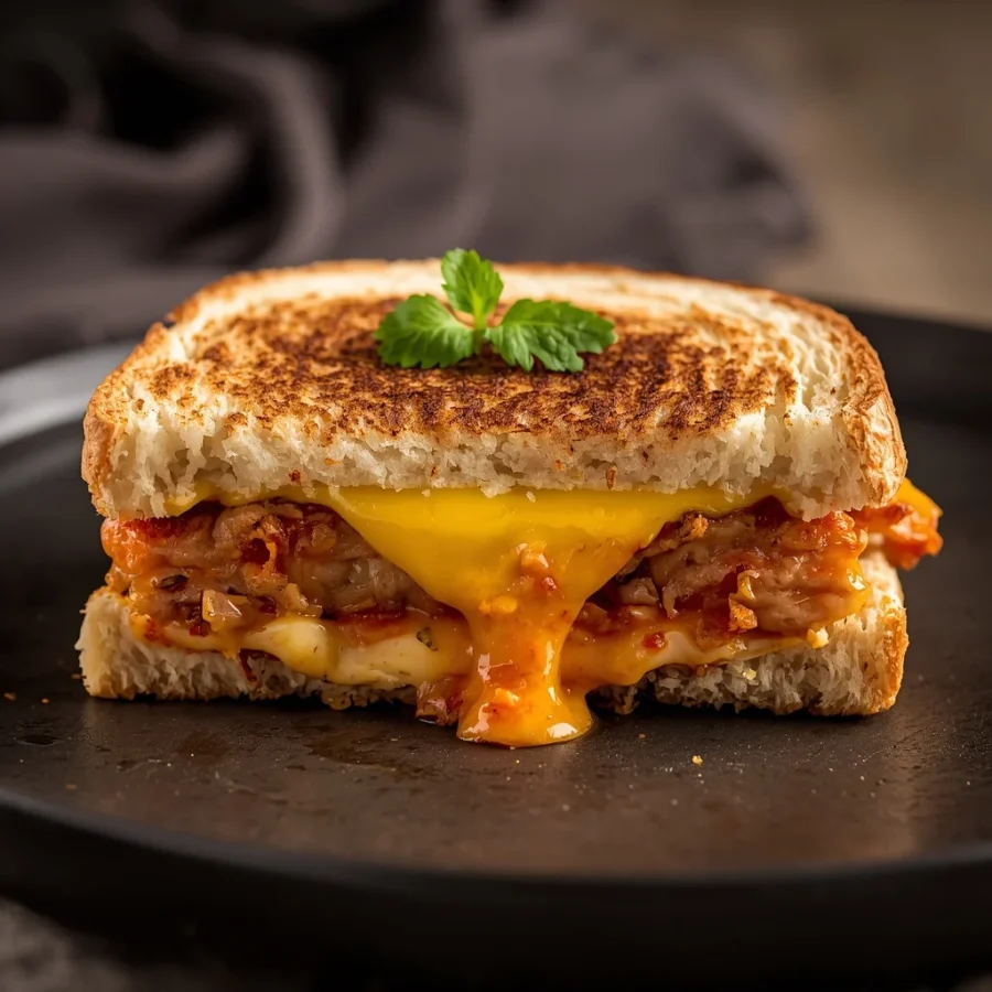 Shakshuka Grilled Cheese Sandwich