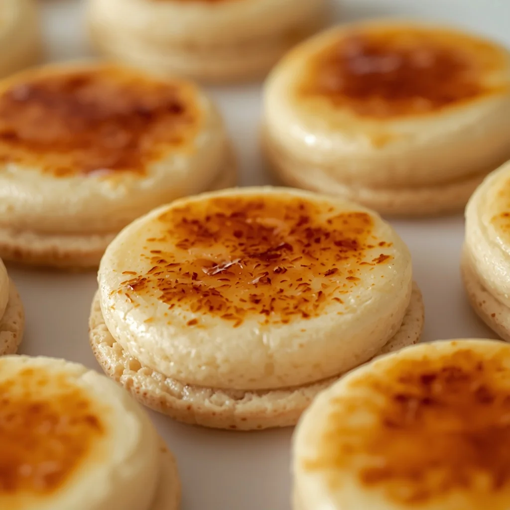 Soft Sugar Cookies with Torched Crème Brûlée Custard