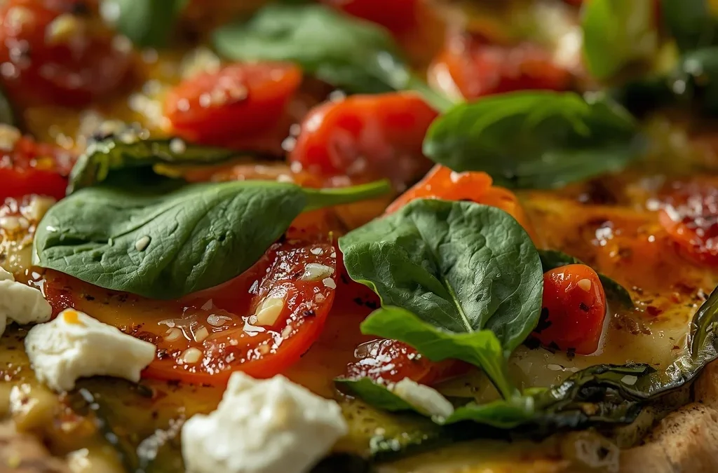 Spinach Feta Turkish Pide